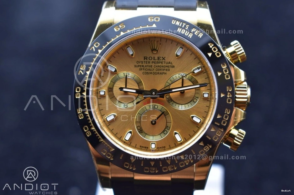 on Rubber Best SA4130 Strap 1:1 Dial Lume Daytona Oysterflex Edition YG 116518 BTF 0422